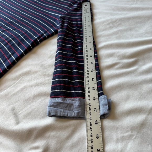 Buffalo David Bitton Womens Faux Layered Long Sleeve Knit Top Striped Medium Y2K - Picture 10 of 13